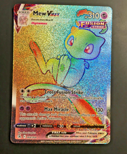 Mew VMAX 268/264 Pokemon Fusion Strike Secret Rare - NM - Image 1