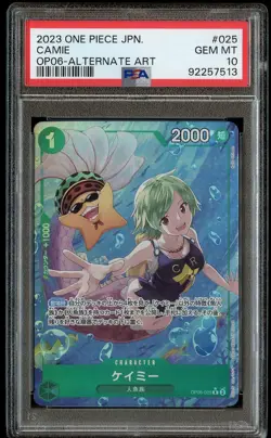 2023 One Piece Japanese CAMIE Alternate Alt Art OP06-025 - PSA 10 - Image 1