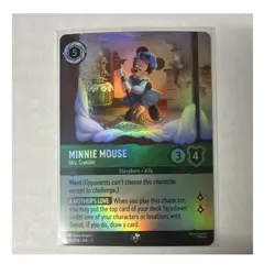 Disney Lorcana Minnie Mouse - Mrs. Cratchit Enchanted Foil 213/204 English - Image 1