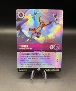 Disney Lorcana Tigger - Bouncing All the Way 208/204 Epic Holo Foil EN - Image 1