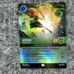 Disney Lorcana Wilds Unknown Merida Gifted Archer 213/204 Epic Foil - Image 2