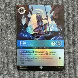 Disney Lorcana Wilds Unknown Kida Guardian of the Path 217/204 Epic Foil - Image 1