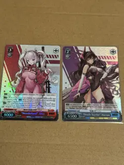 NIKKE Weiss Schwarz Wonderland Alice & Death Scythe Harran SR Set of 2 - Image 1