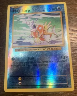 2016 Pokemon TCG Magikarp 33/108 Evolutions Reverse Holo Card - Image 2