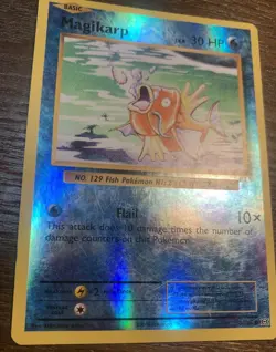 2016 Pokemon TCG Magikarp 33/108 Evolutions Reverse Holo Card - Image 3