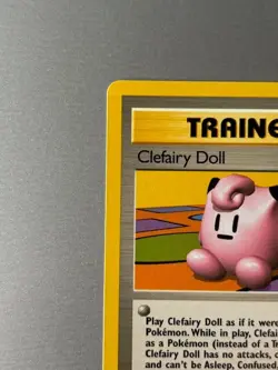 Clefairy Doll Trainer Card 70/102 Base Set Pokemon Card. Near Mint - Image 2