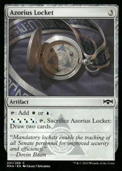 Azorius Locket 231/259 Ravnica Allegiance MTG Magic the Gathering card - Image 1