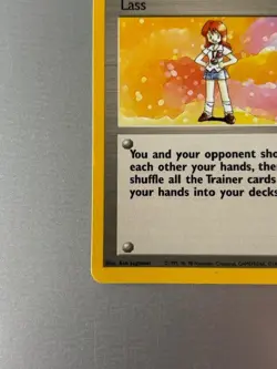 Lass Trainer Card 75/102 Base Set Pokemon Card. Near Mint - Image 4