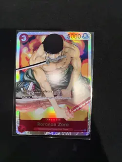Roronoa Zoro ST01-013 Super Pre-Release Starter Deck 1: Straw Hat Crew Foil - Image 1