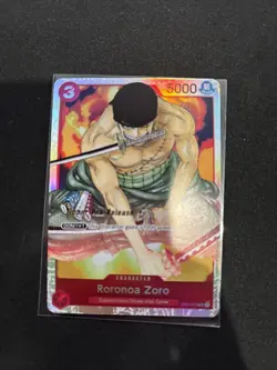 Roronoa Zoro ST01-013 Super Pre-Release Starter Deck 1: Straw Hat Crew Foil - Image 2