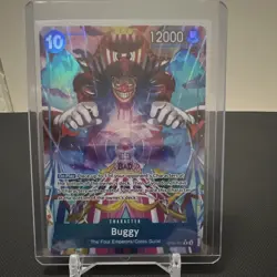 Namco One Piece CCG Buggy OP09-051 Alt Art Foil Rare EN 12000 Power - Image 1