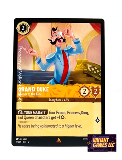 Disney Lorcana TCG Grand Duke Advisor to the King 9/204 Rare Non-Foil - Image 1