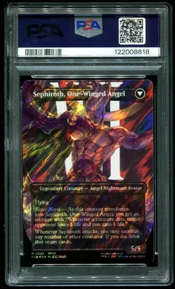 PSA 10 Sephiroth, Fabled Soldier Surge Foil Borderless Final Fantasy MTG #0527 - Image 2