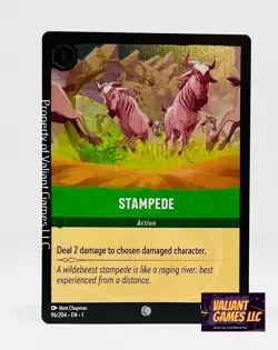 Disney Lorcana TCG Stampede 96/204 Common COLD FOIL - Image 1
