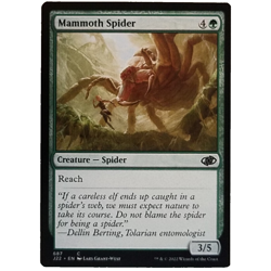x1 Mammoth Spider J22 MTG M/NM Common Green Creature Spider Jumpstart 2022 TCG - Image 1