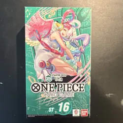 Bandai ONE PIECE Card Game Starter Deck ST-16 Green Uta English NO PACK - Image 1