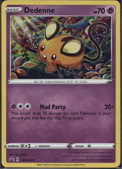 Dedenne - Holo Promo SWSH: Sword & Shield Promo Cards SWSH080 NM - Image 1