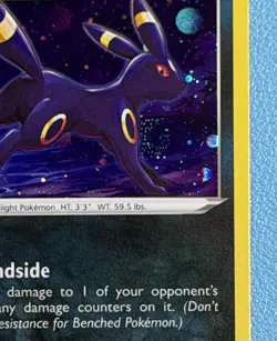 Umbreon with Swirl SWSH129 Black Star Promo Cosmos Holo Pokemon Card NM/M - Image 2