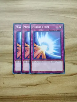 Yu-Gi-Oh! - Mirror Force 3x - Full Playset Of Cards - Image 1