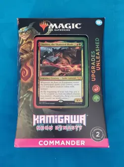 Kamigawa: Neon Dynasty Commander Deck - Upgrades Unleashed MTG Brand New Sealed 195166105352 - Image 1