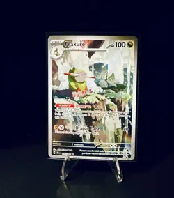 Pokemon TCG Fraxure Card 077/064 IR Sv: Shrouded Fable 2024 NM Condition - Image 1