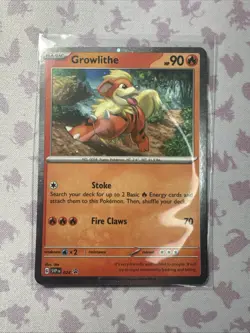Growlithe - SVP024 - Pokemon Scarlet & Violet Promo Ultra Rare Holo Card NM - Image 1