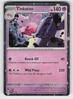 Tinkaton - (Cosmo Holo) 140 NM SVP SV: Scarlet & Violet Promo Cards 02 - Image 1