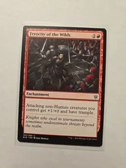 Ferocity of the Wilds - Throne of Eldraine - LP - Uncommon - Enchantment - Image 1