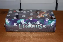 Magic the Gathering Commander Legends Booster Box Draft Boosters Factory Sealed - Image 1