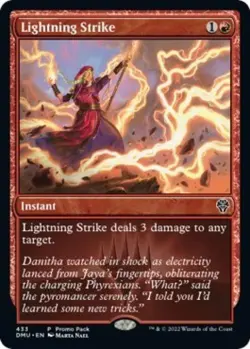 Lightning Strike - Near Mint MTG Promo Pack: Dominaria United - Image 1