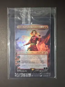 MTG MEIKO Explosive Entertainer Borderless Foil M 807 Secret Lair x Hatsune Miku - Image 1