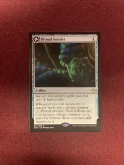 MTG Magic the Gathering Primal Amulet (243/317) Ixalan NM - Image 1