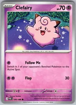 Clefairy 030/088 Common Perfect Order Pokemon Near Mint - Image 1