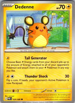 Dedenne Perfect Order 029/088 Common Pokemon Near Mint - Image 1