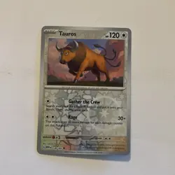 TAUROS 151 128/165 POKEMON REVERSE HOLO NM/M - Image 1