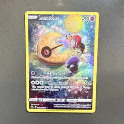 Pokemon TCG Lunatone GG11/GG70 Ultra Rare Holo Crown Zenith GG English 90 HP - Image 1