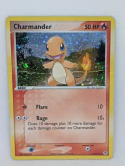 Charmander 113/112 Firered & Leafgreen Holo Secret Rare Pokemon TCG Charizard - Image 1