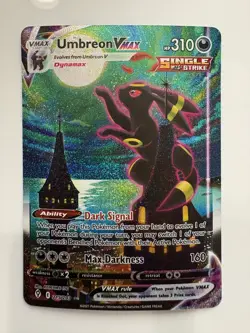 (Moonbreon) 2021 Pokemon SWSH Evolving Skies Umbreon VMAX #215/203 Alt Art NM-LP - Image 2