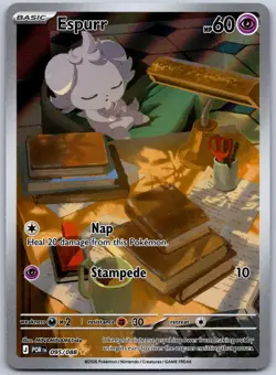 Espurr 095/088 Holo Illustration Rare Perfect Order Pokemon Near Mint - Image 2