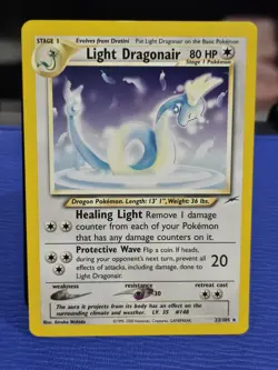 2000 POKEMON Light Dragonair Neo Destiny 22/105 NM/M - Image 1