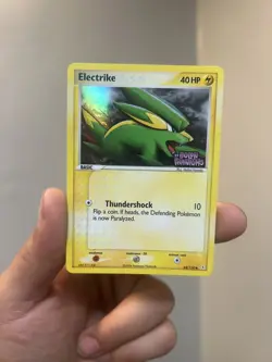 Electrike 64/110 Ex Holon Phantoms Pokemon Reverse Holo Stamped NM-MINT - Image 1