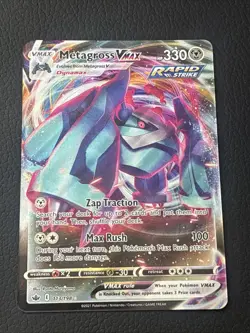Pokemon TCG Metagross VMAX 113/198 SWSH: Chilling Reign Ultra Rare NM Condition - Image 1