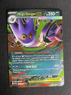 Pokemon TCG Mega Gengar EX 56/94 Phantasmal Flames Near Mint - Image 1