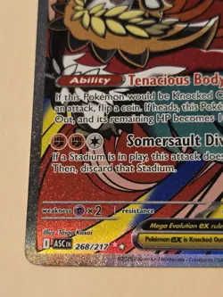 Mega Hawlucha ex 268/217 Mega Attack Rare Ascended Heroes Pokemon TCG NM - Image 4