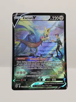 Pokemon TCG Zacian V TG21/TG30 Full Art Astral Radiance - Image 1