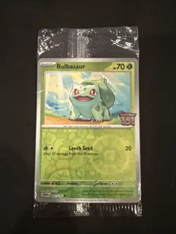 Bulbasaur Pokemon TCG Scarlet & Violet 151 Best Buy Stamped Promo 001/165 SEALED - Image 1