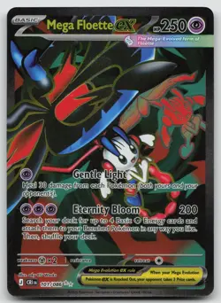 Mega Floette ex 101/086 Ultra Rare Chaos Rising Pokemon Holo Near Mint - Image 1