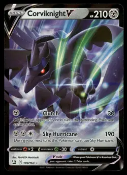 Corviknight V 109/163 Holo V Rare Battle Styles Pokemon NM - Image 1