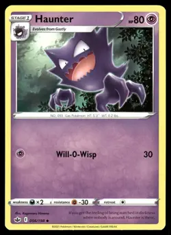 Haunter 056/198 Uncommon Chilling Reign Pokemon NM - Image 1