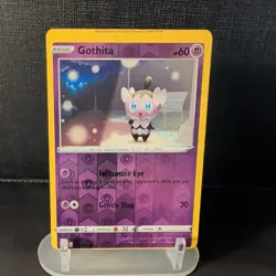 Gothita 073/189 MISCUT ERROR Darkness Ablaze Pokemon Reverse Holo Near Mint - Image 1